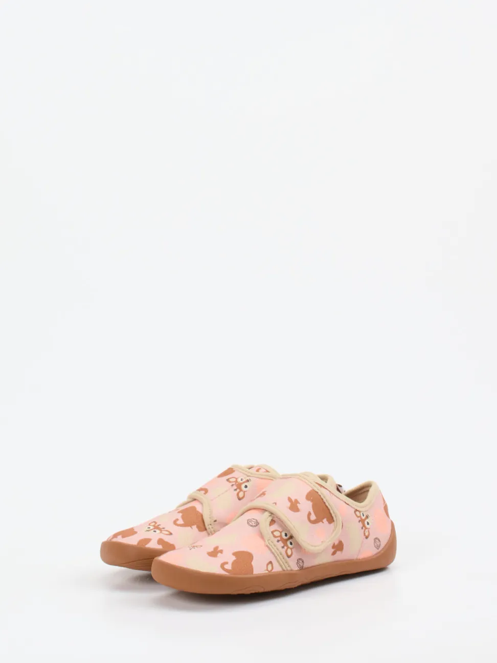 Affenzahn – Kinder-Hausschuh aus Textil Rosé
