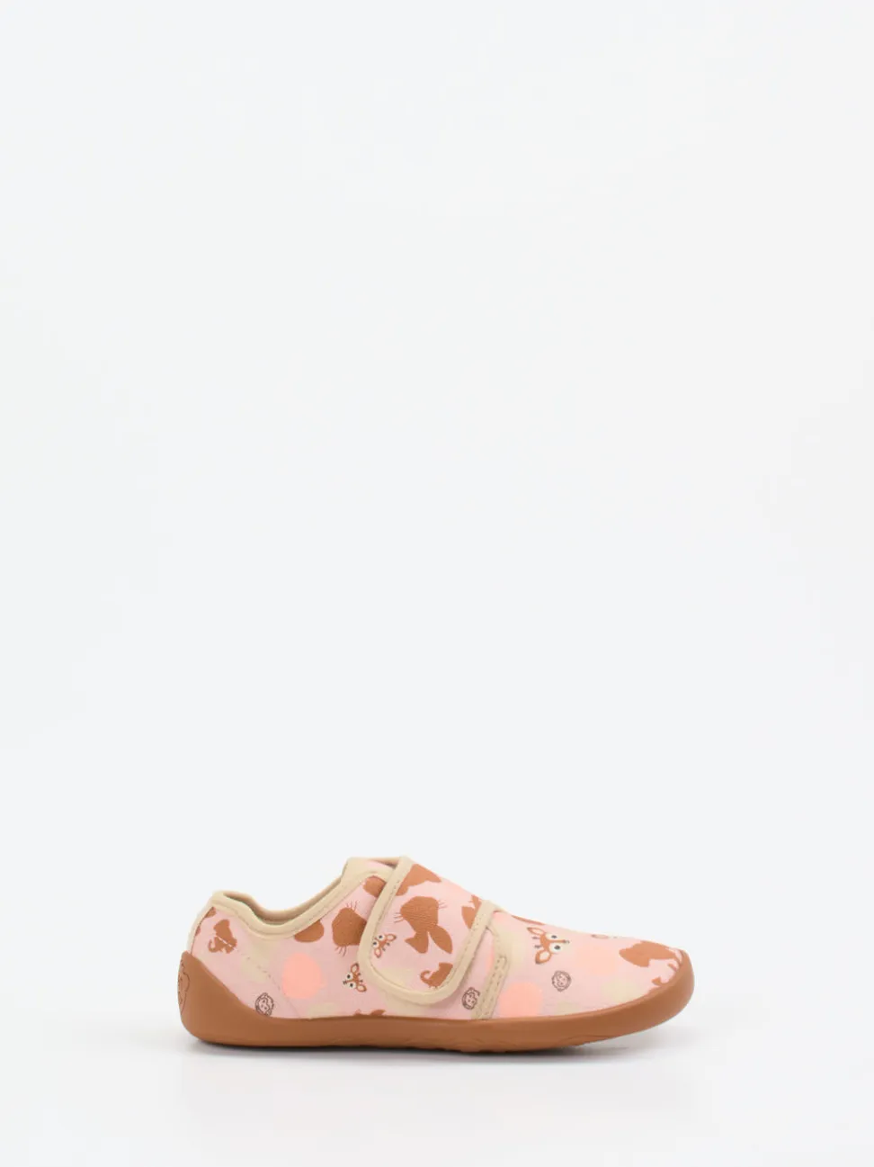 Affenzahn – Kinder-Hausschuh aus Textil Rosé
