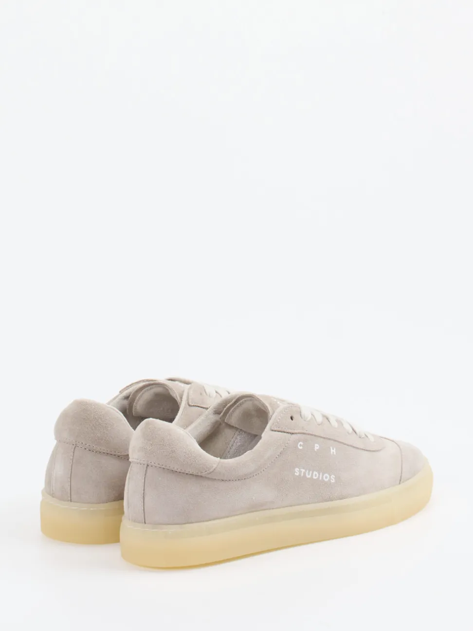 Copenhagen – Sneaker aus Veloursleder sandbeige