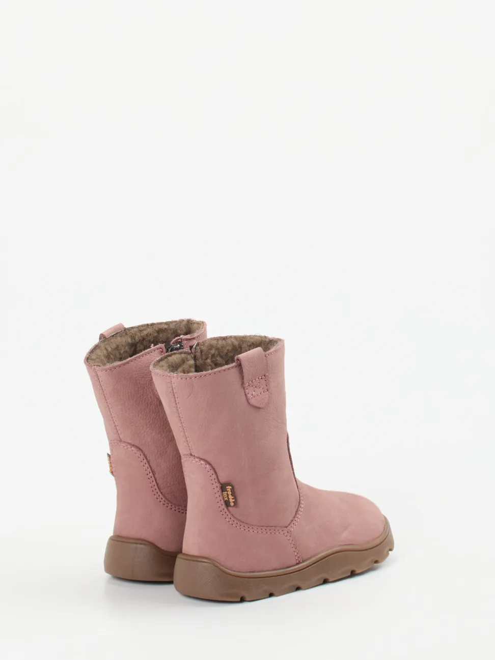 Froddo – Winterstiefel aus Nubukleder in Rosa