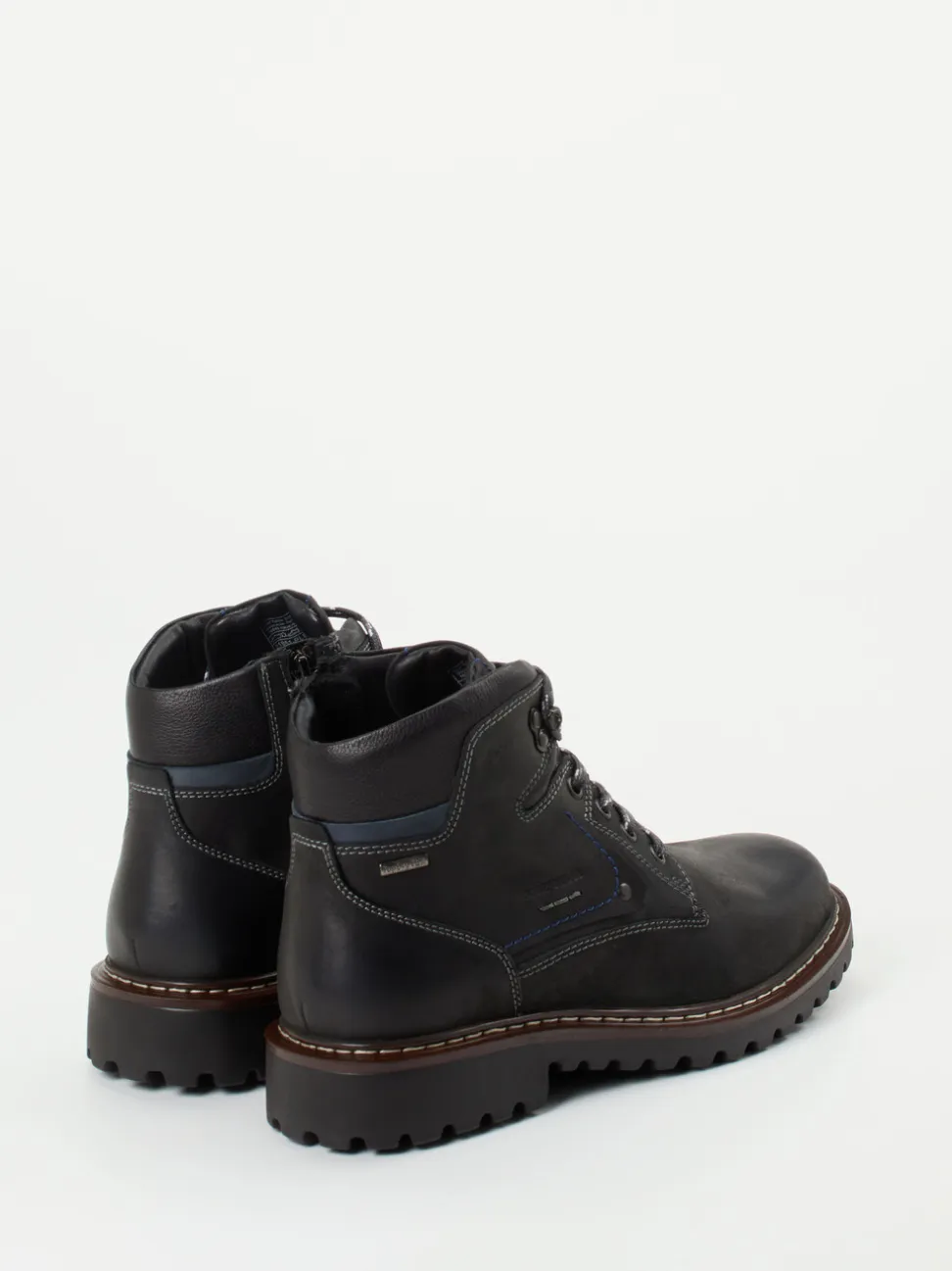 Josef Seibel – Schnürboots aus Fettleder Anthrazit