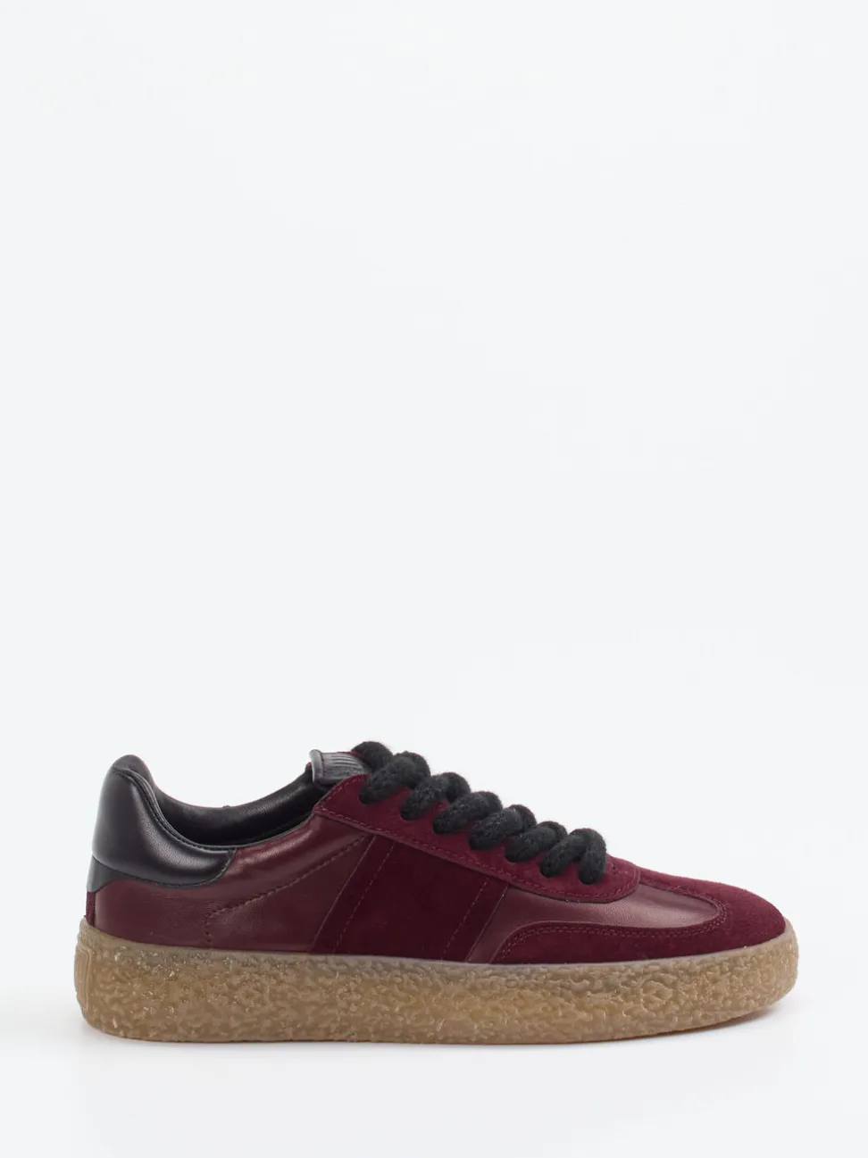 Kennel & Schmenger – Sneaker aus Veloursleder Bordeaux