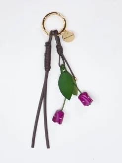 Viamailbag – Taschenanhänger aus Kunstleder Violett